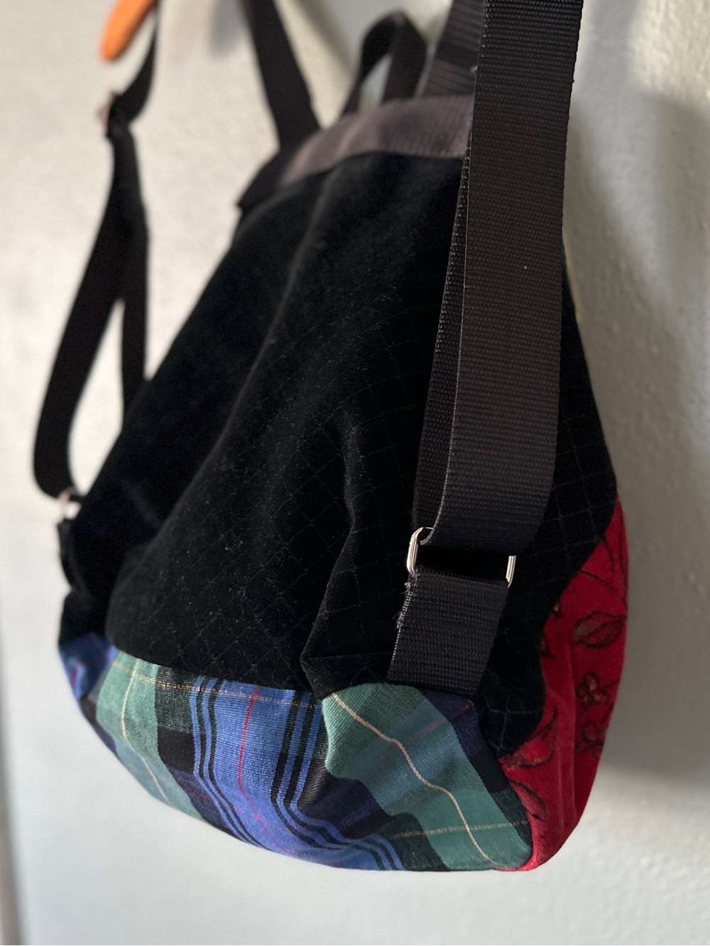 Nordic House Designs Red Velvet Bumblebee Backpack Bag - Picture 4 of 15